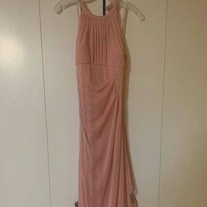 David’s Bridal floor length formal dress